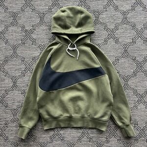 Nike Tech Fleece Sweatshirt Men's Medium Green Hoodie Swoosh DD8222-326